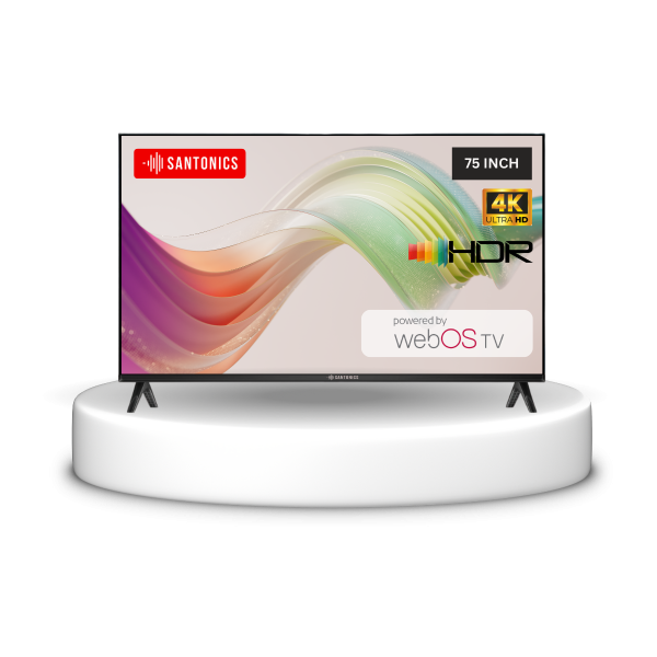 SANTONICS 75-inch 4K WebOS LED TV | Magic Remote